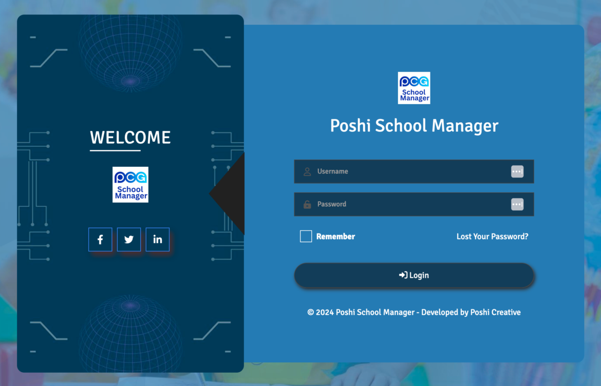 Poshi School Manager